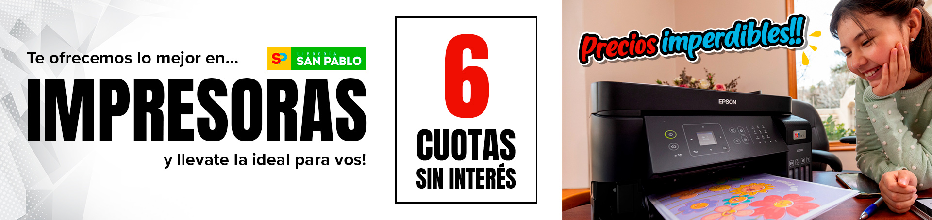 Slider 16 SP Sale - Impresoras